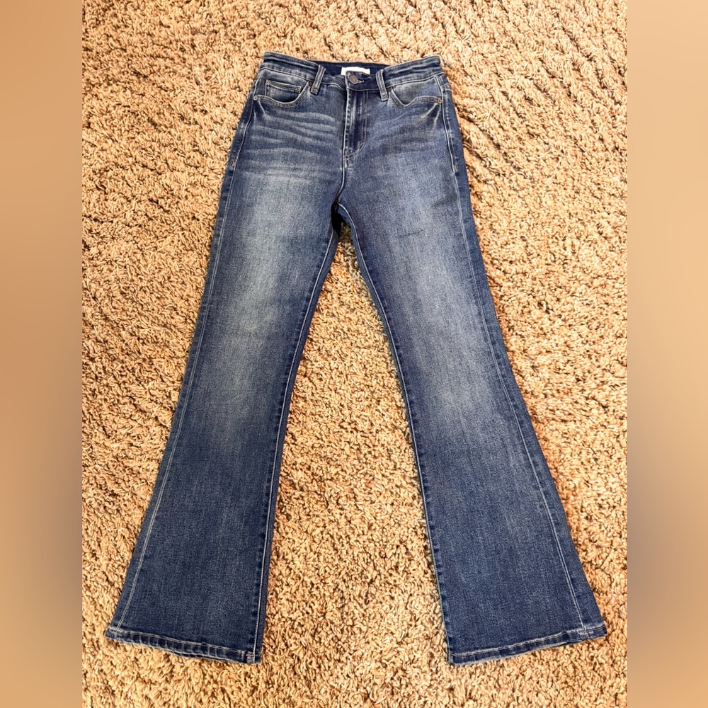 Habitual Women’s Casey Flare Jeans Blue Denim Size 4/27 – Like New - Picture 2 of 12